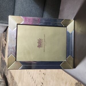Solid Brass Picture Frame.